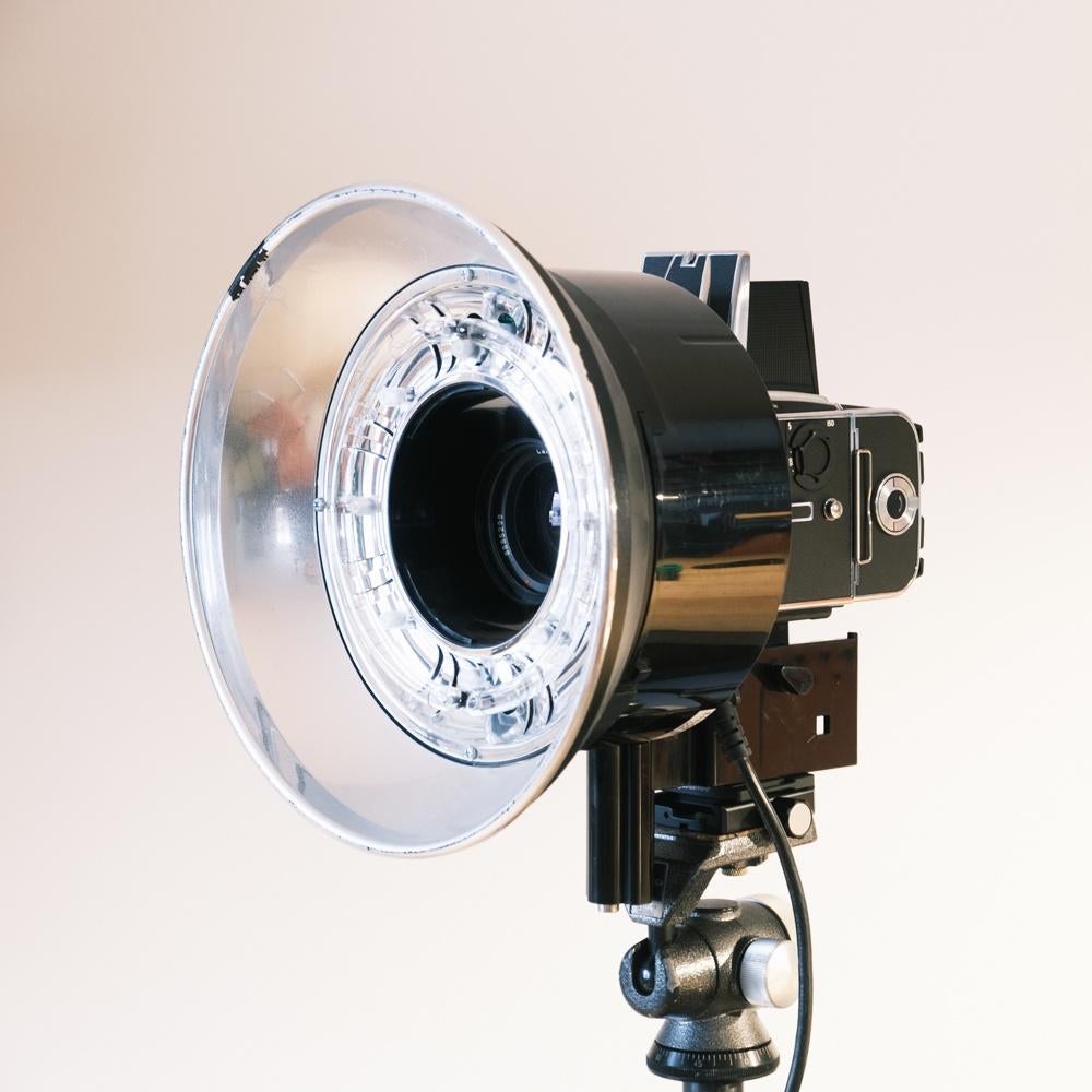 Ringflash Ringflitser ABR800 P.C.Buff 320W, Ophalen, Gebruikt, Lamp of Flitsset