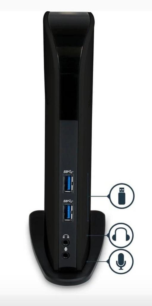 Usb 3.0 Docking station dvi hdmi vga, Computers en Software, Dockingstations, Laptop, Ophalen of Verzenden