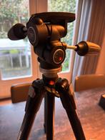 Manfrotto 055XDB statief met 804RC2 kop, Ophalen of Verzenden, Gebruikt, 150 tot 175 cm, Driepoot
