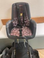 Bobike Fietsstoeltje met Windscherm - Giraffe Print, Voorzitje, Ophalen of Verzenden, 0 t/m 13 kg, Gebruikt
