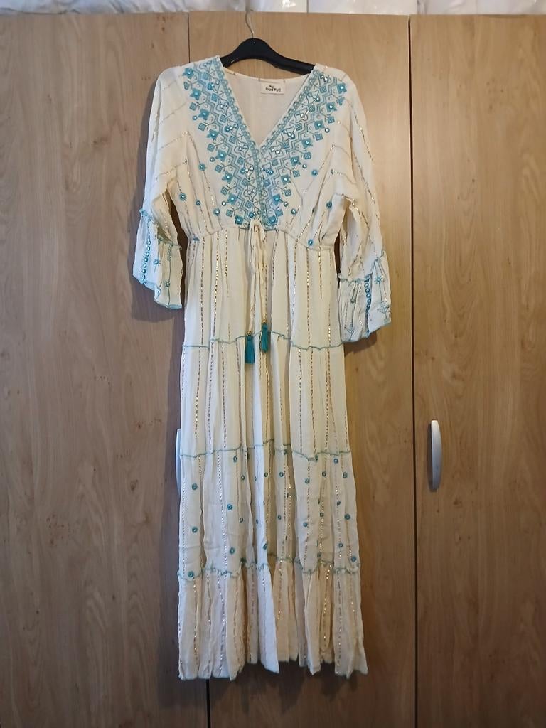 Ibiza jurk met borduursels, Kleding | Dames, Jurken, Ophalen of Verzenden