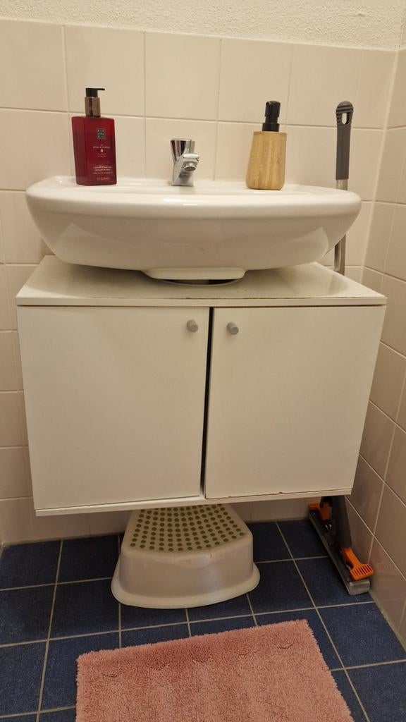 Wastafelkast, Huis en Inrichting, Badkamer | Badkamermeubels, Ophalen, Minder dan 50 cm, Gebruikt, Minder dan 100 cm