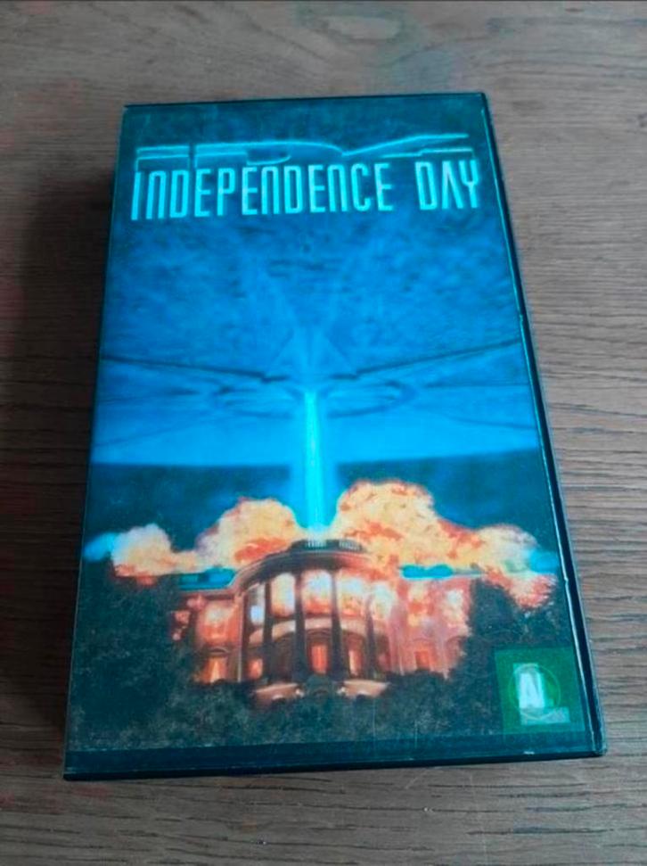 Independence Day videoband. Opgenomen van tv., Cd's en Dvd's, VHS | Film, Gebruikt, Science Fiction en Fantasy, Vanaf 12 jaar