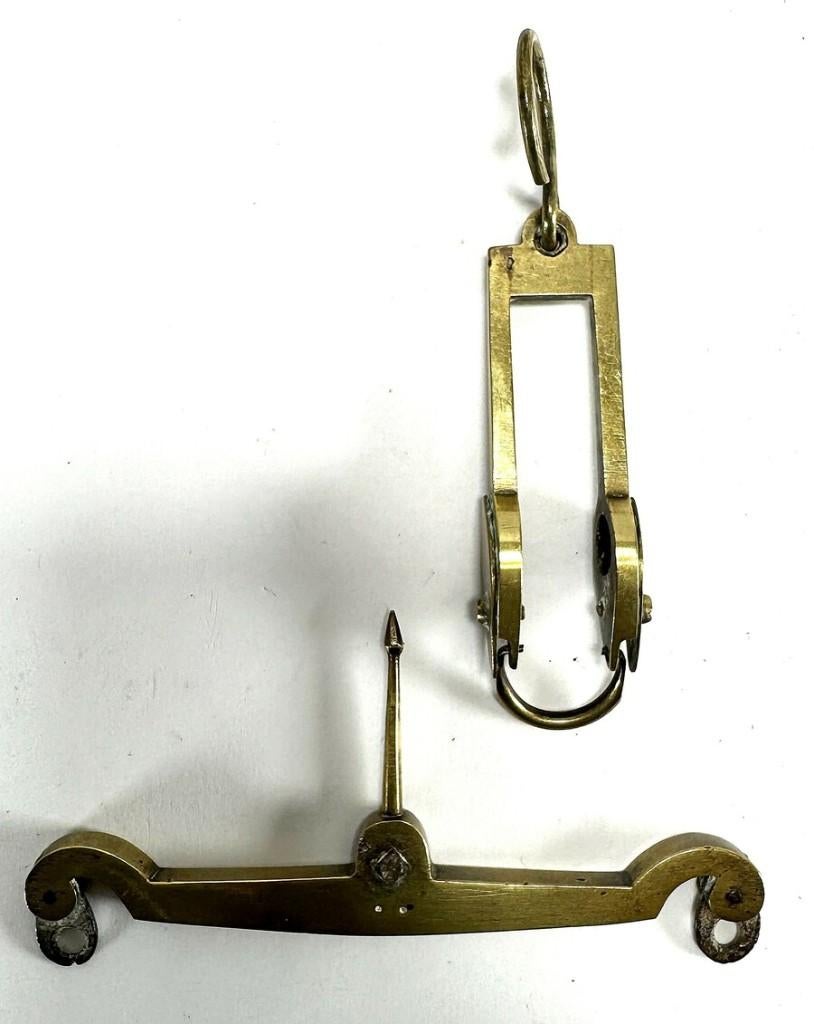 1157. Messing graanbalansen, korenmaten en gewichten, Ophalen of Verzenden