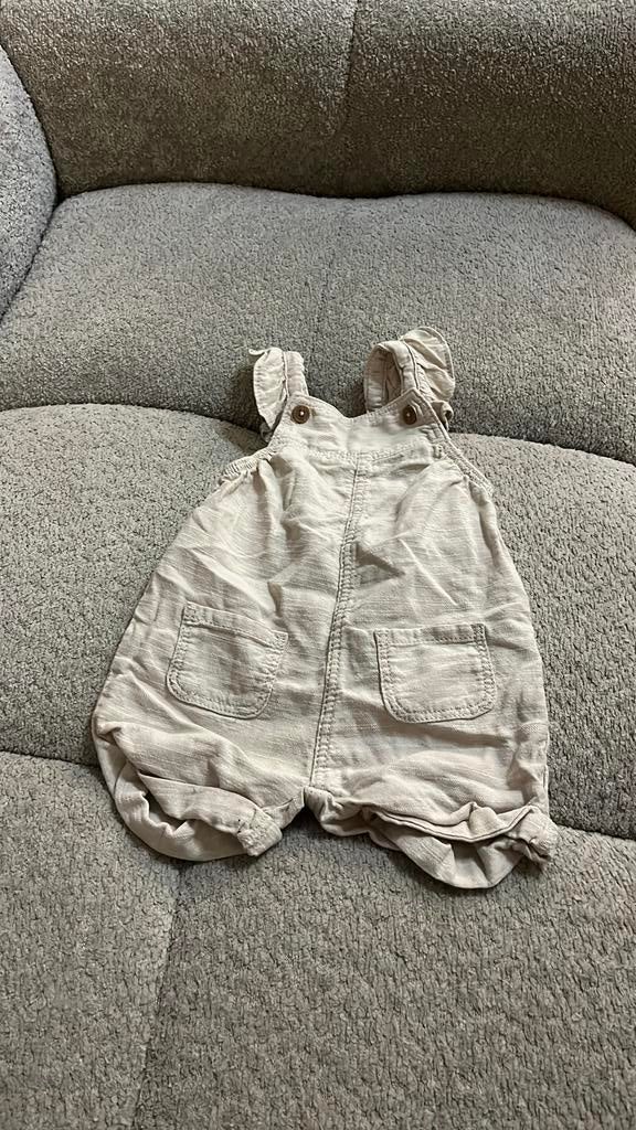 HEMA salopette / playsuit beige maat 74, Kinderen en Baby's, Babykleding | Maat 74, Ophalen of Verzenden, ., ., .