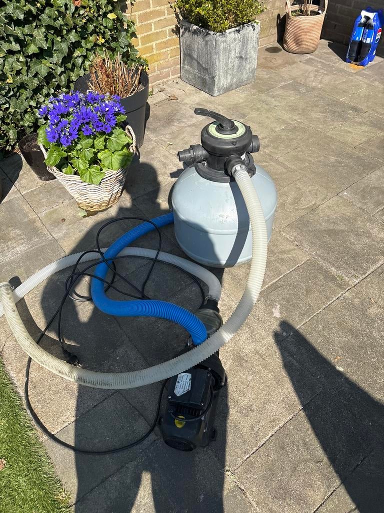 Zwembad pomp en zandfilter - Gebruikt, Ophalen, Gebruikt, Minder dan 80 cm, Overige typen