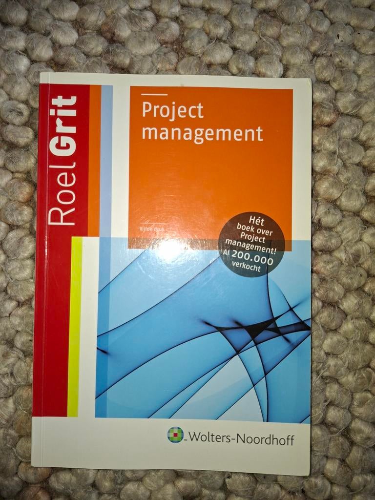 Project management - Roel Grit, Boeken, Ophalen of Verzenden, Beta, Zo goed als nieuw, HBO