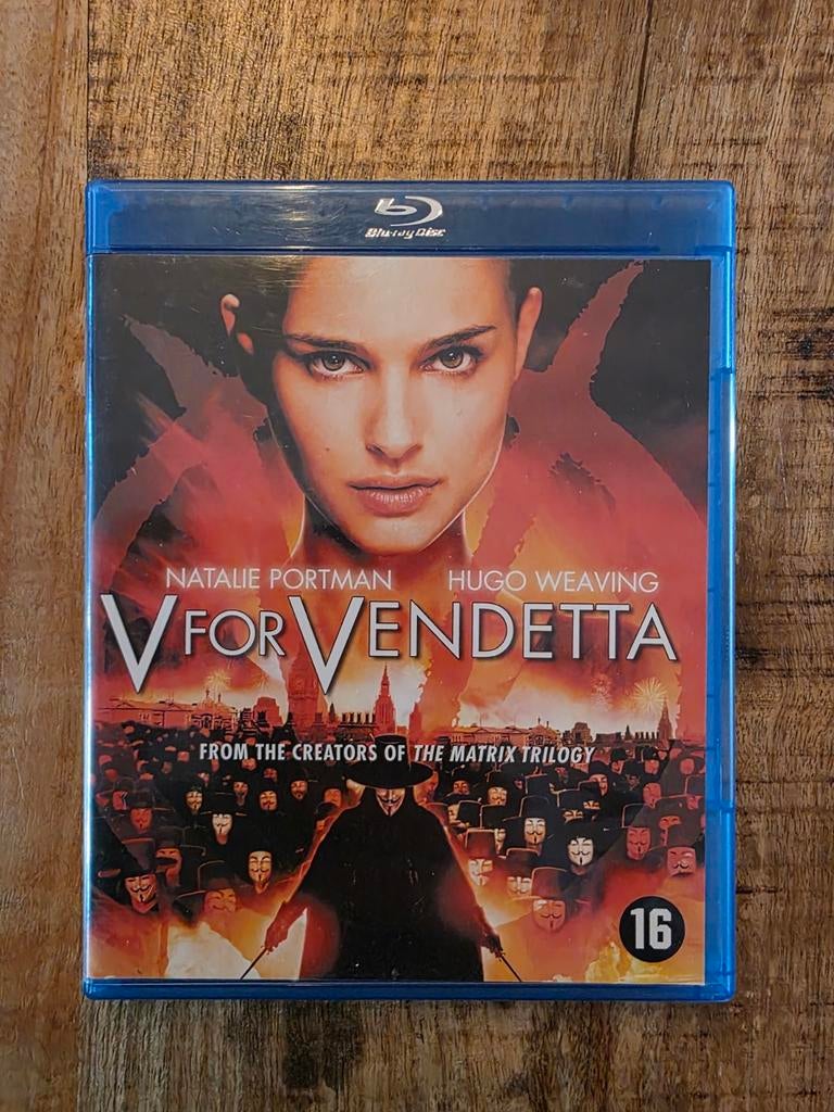 V For Vendetta Blu-ray - Actie/Sci-Fi Klassieker, Cd's en Dvd's, Blu-ray, Zo goed als nieuw, Science Fiction en Fantasy, Ophalen of Verzenden