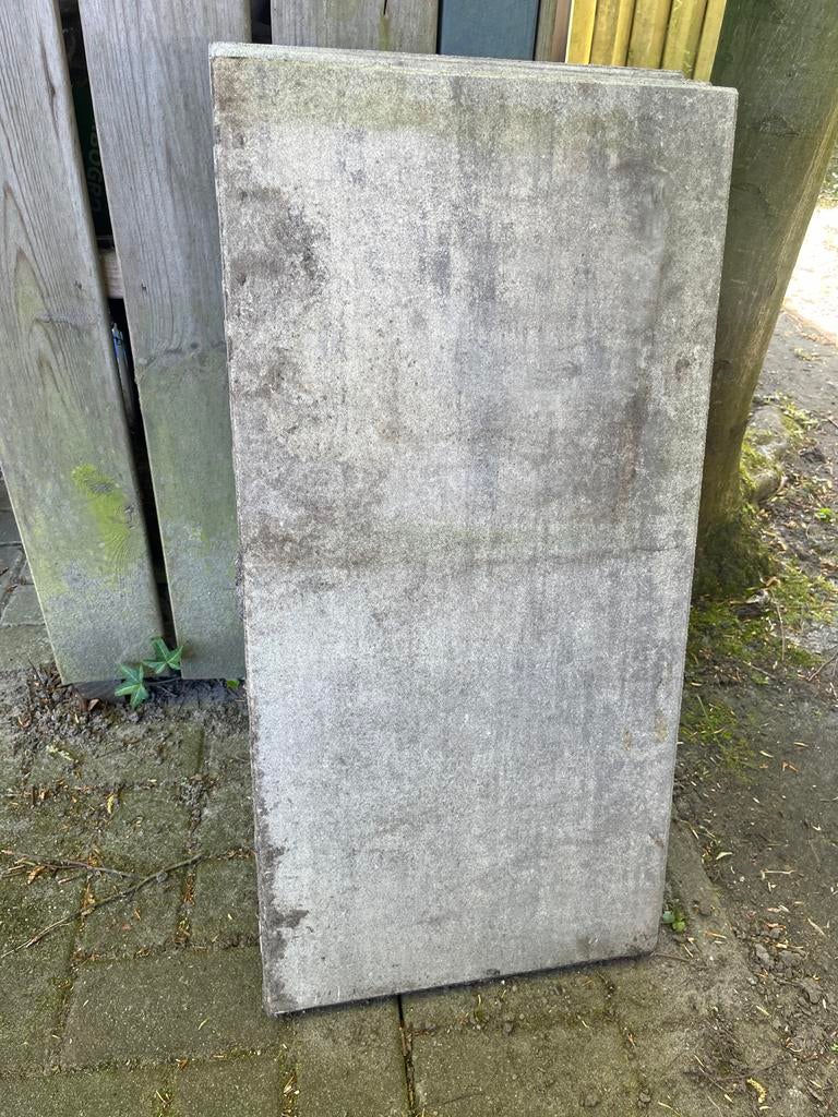 Gebruikte betonnen terrastegels, Tuin en Terras, Tegels en Klinkers, Ophalen, Gebruikt, Minder dan 5 m², Beton