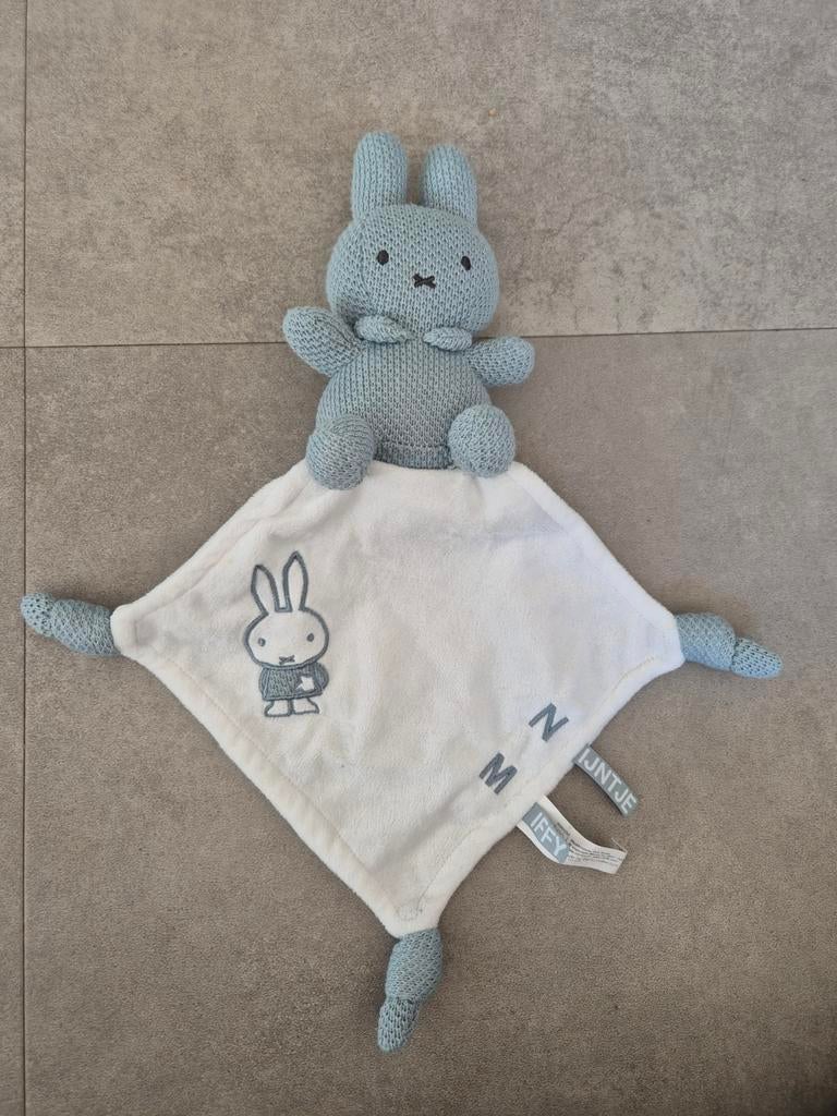 Nijntje knuffeldoekje mint groen, Nijntje, Ophalen of Verzenden, Tiamo, Konijn