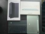 Samsung Galaxy Tab S9 FE 128GB + Keyboard Cover - Like New, Ophalen, 11 inch, Zo goed als nieuw, Samsung
