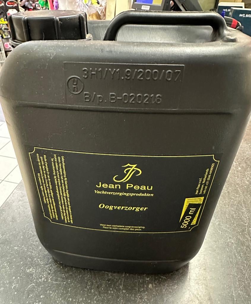 Jean Peau Oogverzorger voor honden en katten 5 liter, Nieuw, Ophalen of Verzenden, Nvt, Nvt