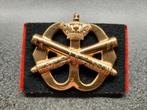 Veldartillerie  -  baret embleem   -  KL, Ophalen of Verzenden, Landmacht, Nederland, Embleem of Badge