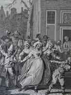 gravure feesten in straten Rotterdam 1783 R. Vinkeles, Verzenden