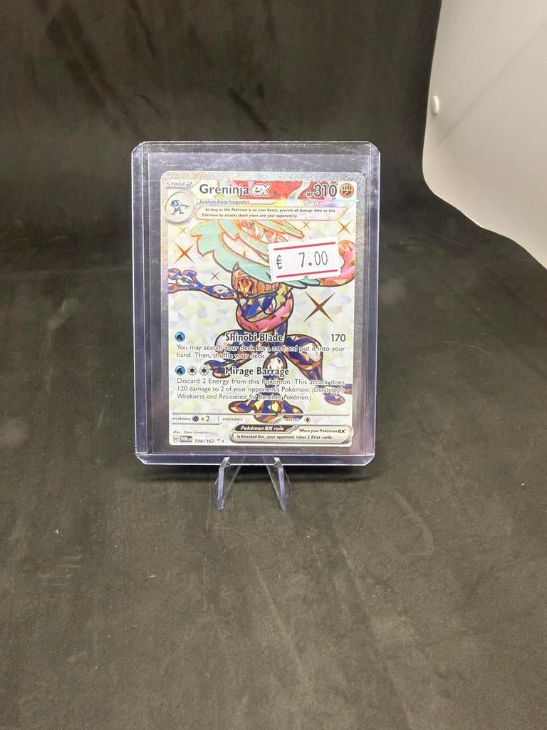 Greninja ex 198 nm, Ophalen of Verzenden, Zo goed als nieuw