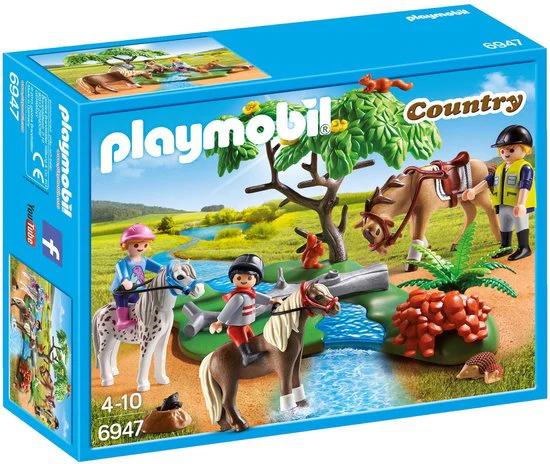 Playmobil Ponyrijles, Kinderen en Baby's, Speelgoed | Playmobil, Ophalen of Verzenden, Gebruikt, Complete set