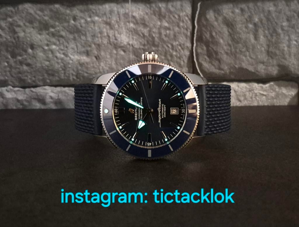 Breitling Superocean Heritage B20 46mm - Full Set - Garantie, Staal, Breitling, Polshorloge, Overige materialen