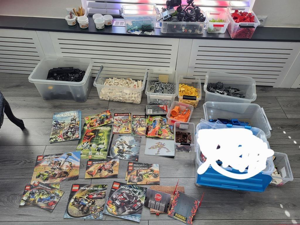 Partij lego 10+ kilo met boekjes, Ophalen of Verzenden, Gebruikt