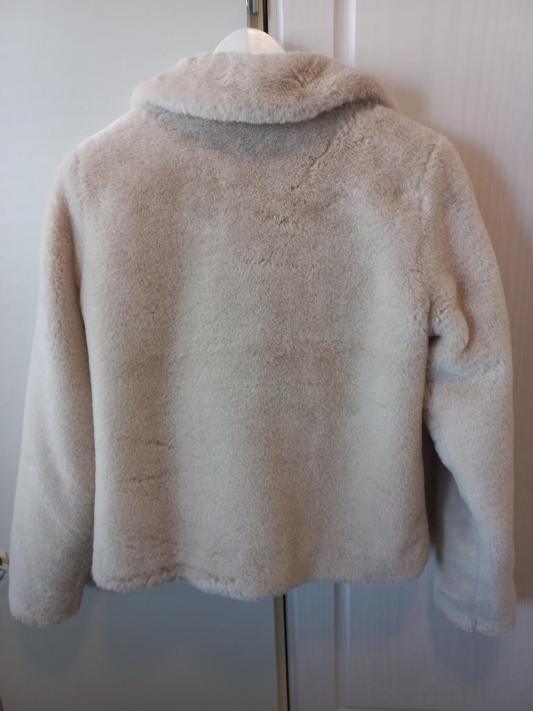 (Bond)Vachtjasje, Kleding | Dames, Jassen | Winter, Ophalen, Zo goed als nieuw, Wit