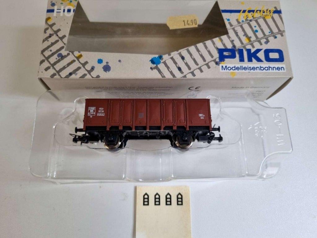 PIKO 95432 - Open goederenwagon EUROP van de NS, Gelijkstroom, Wagon, Piko, Ophalen of Verzenden