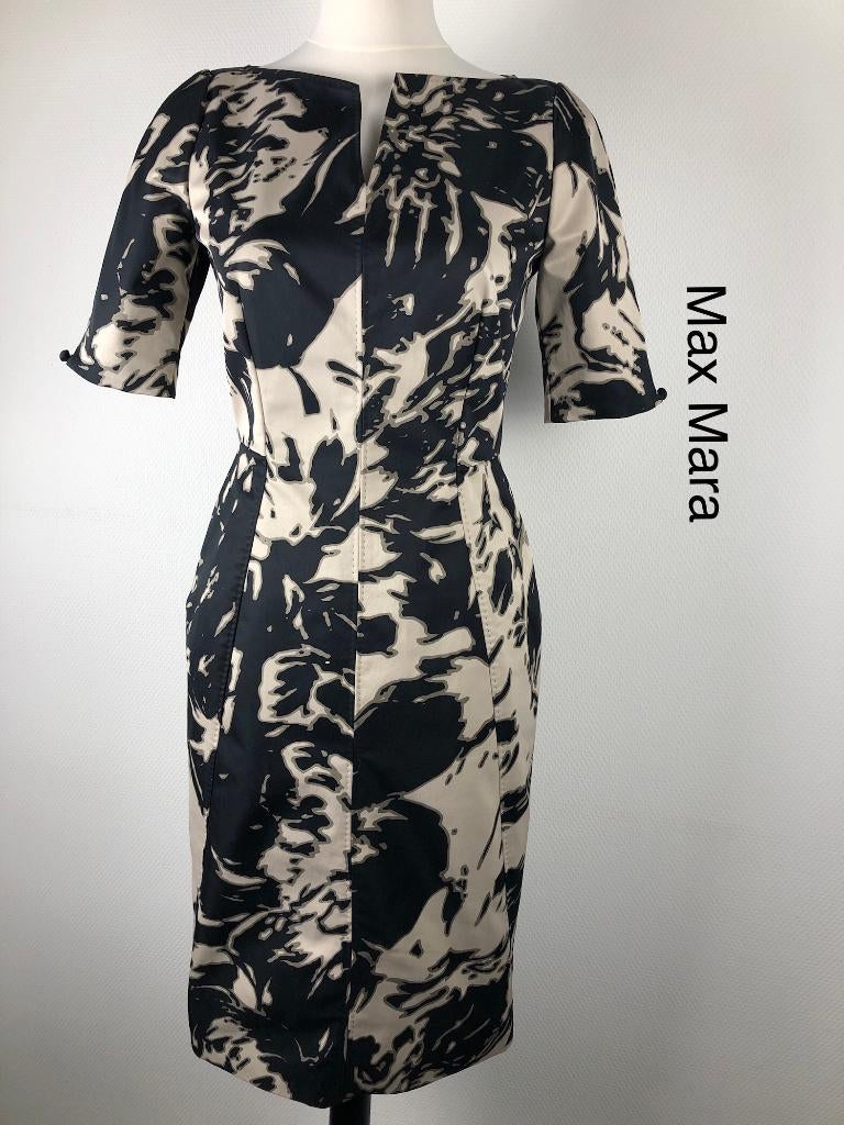 Max Mara Jurk  (mt: 38) 18,6/7314, Maat 38/40 (M), Zwart, Max Mara, Max Mara