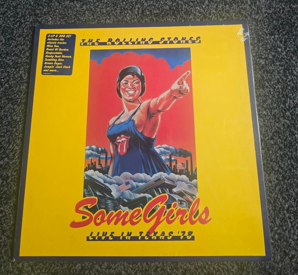 Rolling stones some girls live 2lp + dvd set, Ophalen of Verzenden, Nieuw in verpakking, 12 inch, Poprock