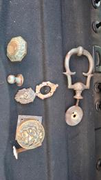 Oud koperen beslag van voordeuren, Ophalen of Verzenden