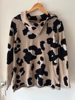 Trui Ivy & You met luipaardprint, maat L, Ophalen of Verzenden, Zo goed als nieuw, Maat 42/44 (L), Beige