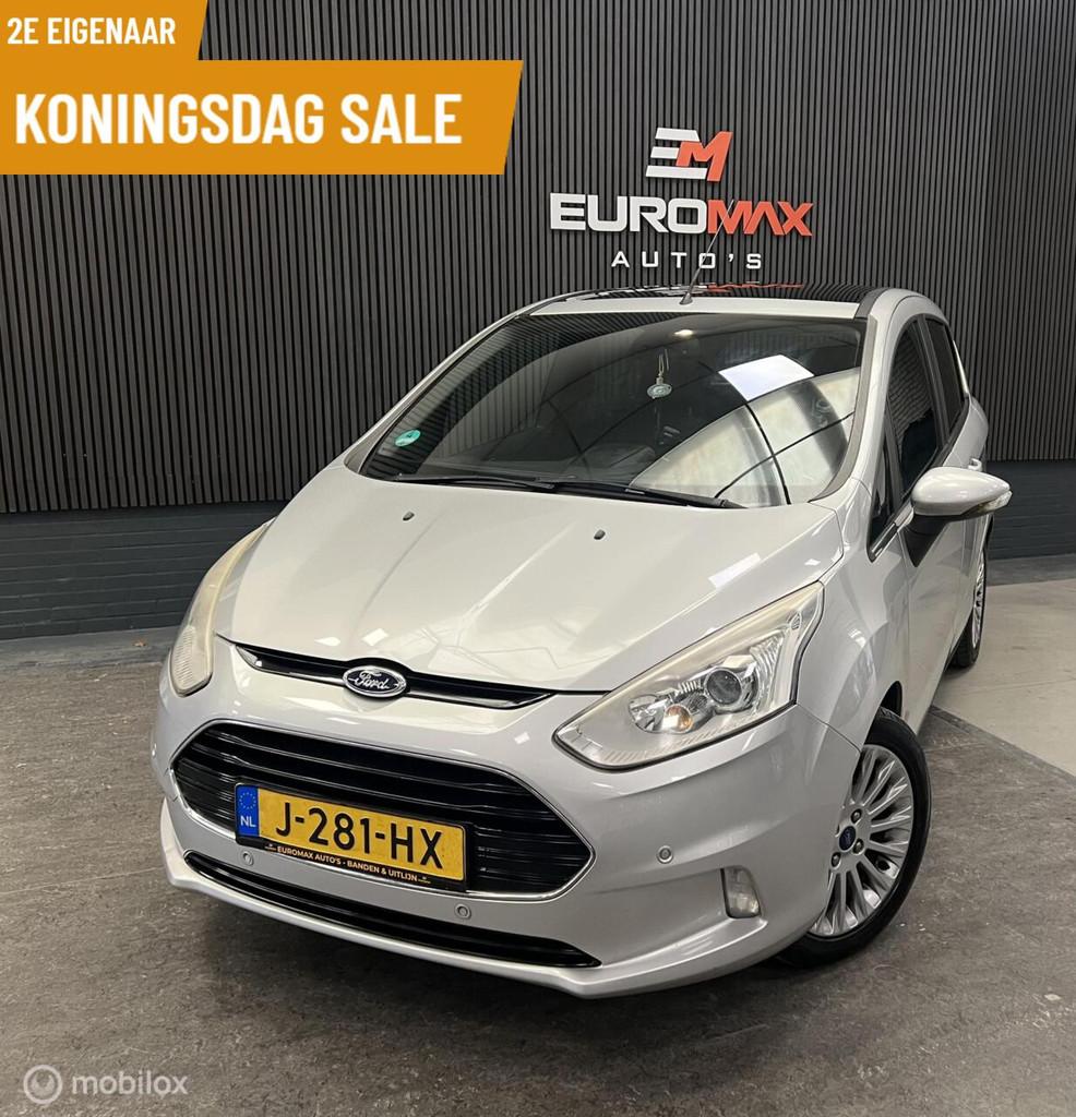 Ford B-Max 1.0 EcoBoost Titanium 2e eig - Distr verv - Airco, Voorwielaandrijving, Euro 5, Gebruikt, Bedrijf