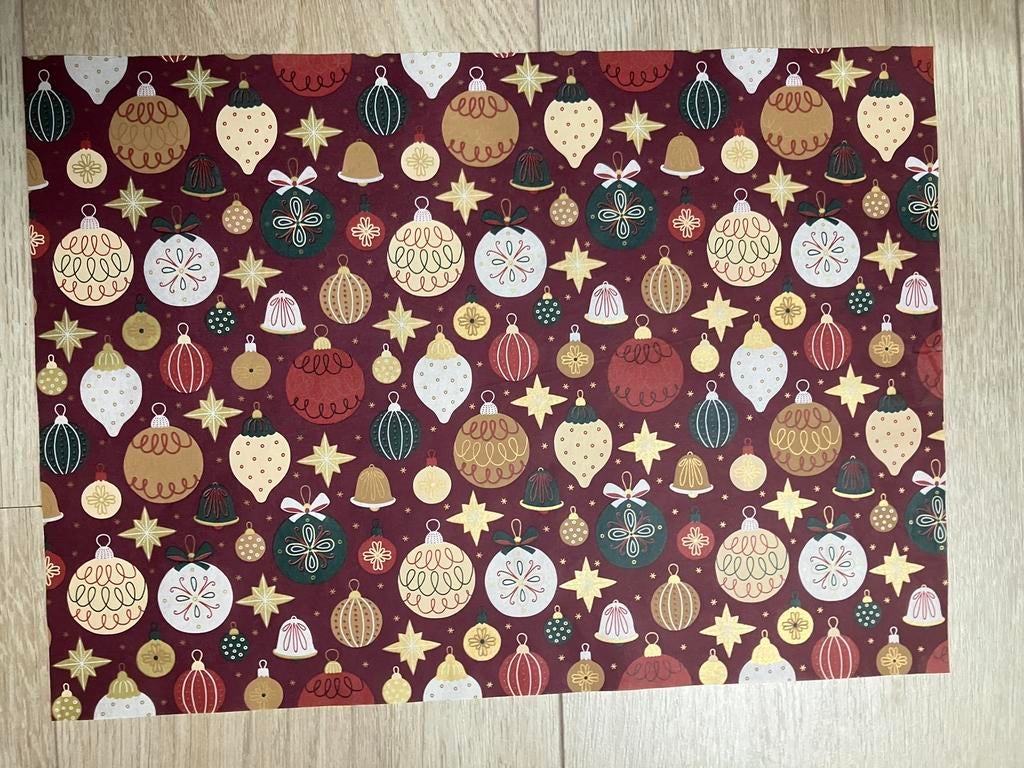 10 vellen vloeipapier kerst, Ophalen of Verzenden, Nieuw