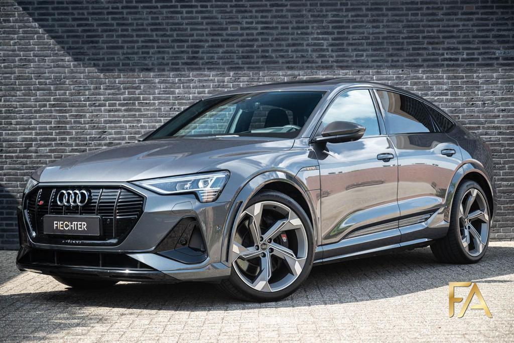 Audi e-tron Sportback S quattro 95 kWh 504PK|Panodak|Ruitled, Auto's, Automaat, 368 km, Leder, Vierwielaandrijving