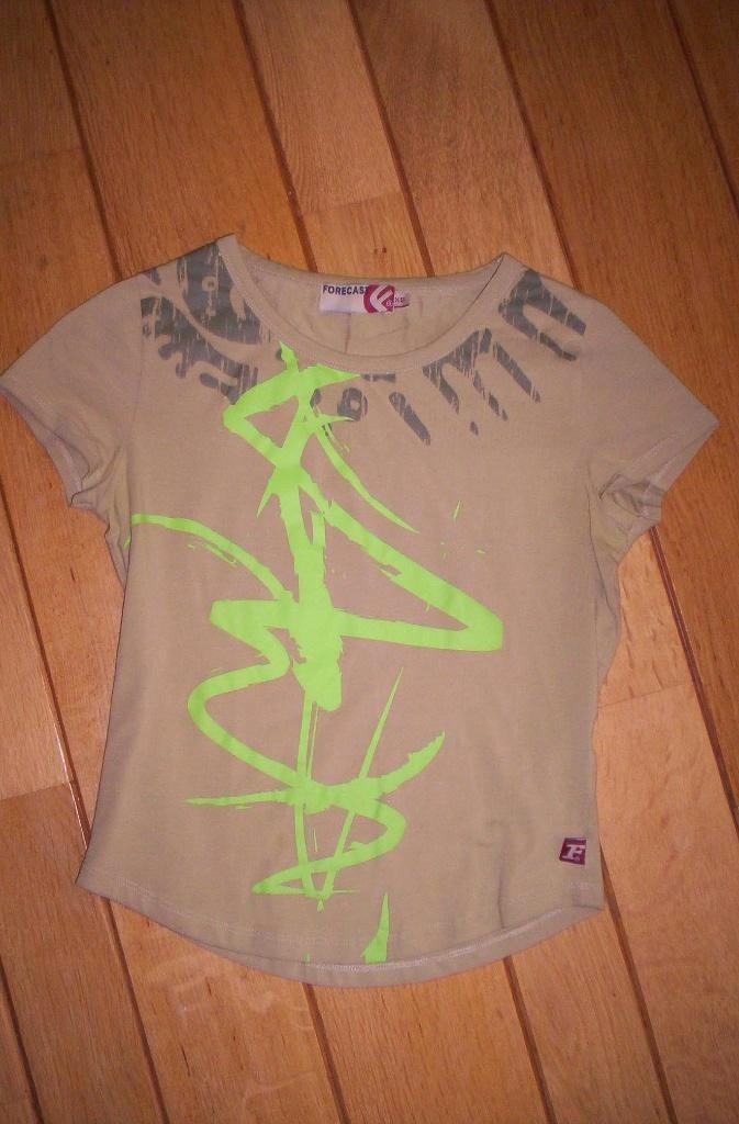 Forecast t- shirt beige maat XS, Kleding | Dames, T-shirts, Zo goed als nieuw, Maat 34 (XS) of kleiner, Beige, Korte mouw, Ophalen of Verzenden