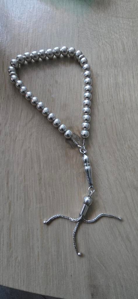 Zilveren Tasbih Gebedskralen, Ophalen of Verzenden, Gebruikt, Zilver, Overige materialen