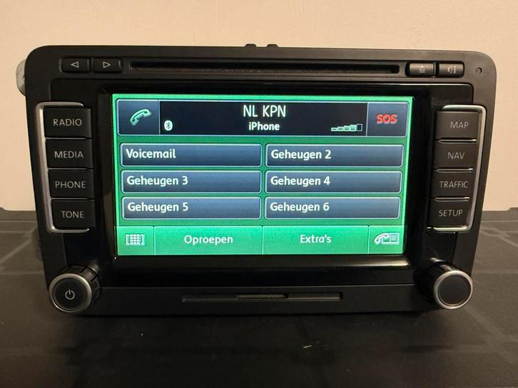 Originele Volkswagen RNS 510 Navigatie met Code en Bluetooth, Auto diversen, Autonavigatie, Zo goed als nieuw, Ophalen of Verzenden