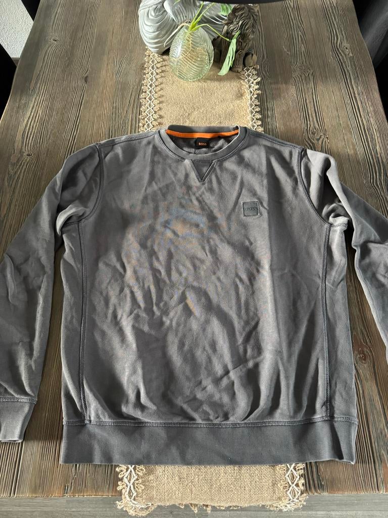 Hugo Boss trui, Kleding | Heren, Truien en Vesten, Ophalen of Verzenden, Gedragen, Maat 48/50 (M), Grijs