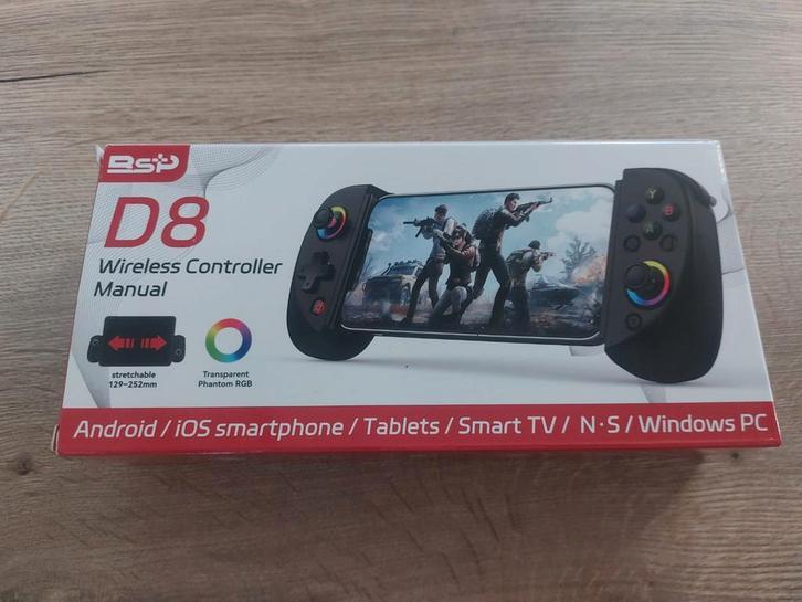Nieuwe D8 Wireless Controller - Smartphone/Tablet/PC/Switch, Spelcomputers en Games, Spelcomputers | Overige Accessoires, Nieuw