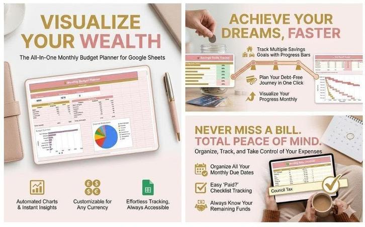 Annual Budget Tracker Spreadsheet, Boeken, Studieboeken en Cursussen, Nieuw, Alpha, Ophalen