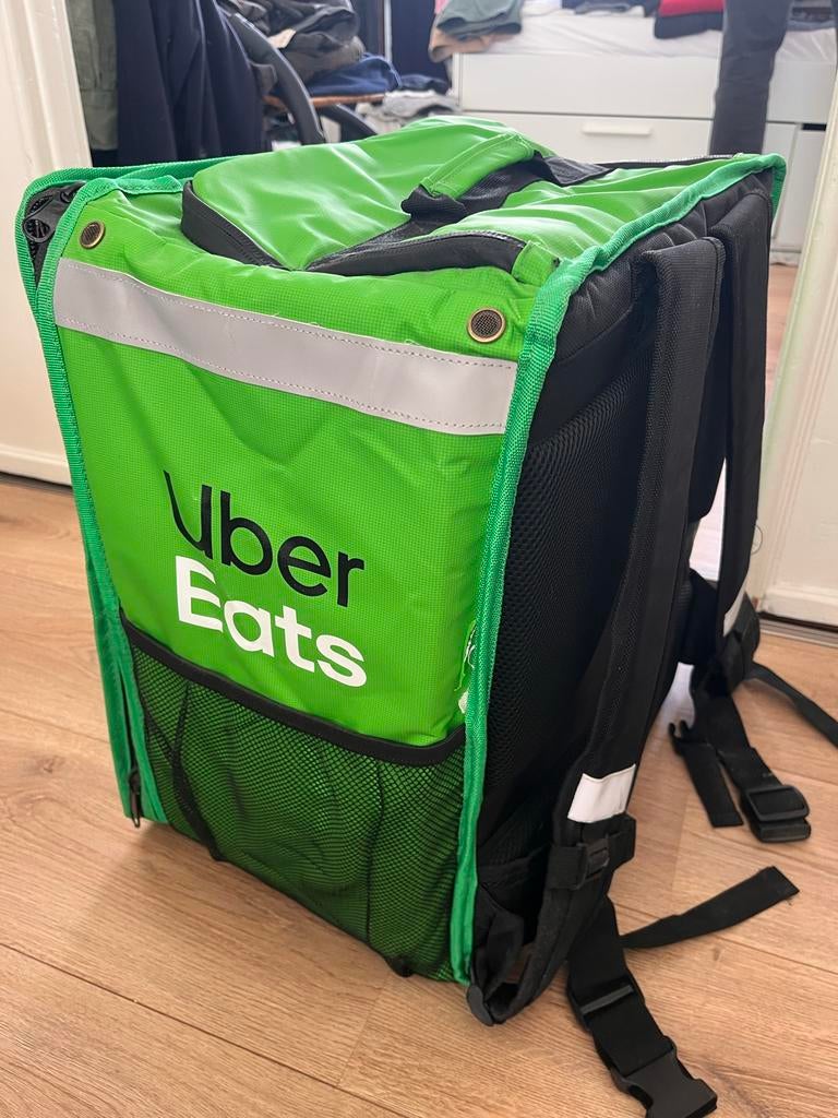 Nieuw: Uber Eats bezorgrugzak, Sieraden, Tassen en Uiterlijk, Tassen | Rugtassen, 25 tot 40 cm, Zo goed als nieuw, Waterdicht