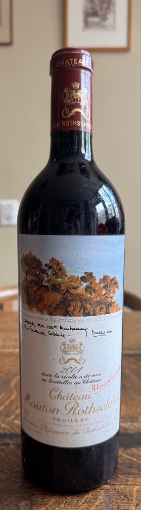 Château Mouton Rothschild 2004, Verzamelen, Ophalen, Zo goed als nieuw, Frankrijk, Rode wijn
