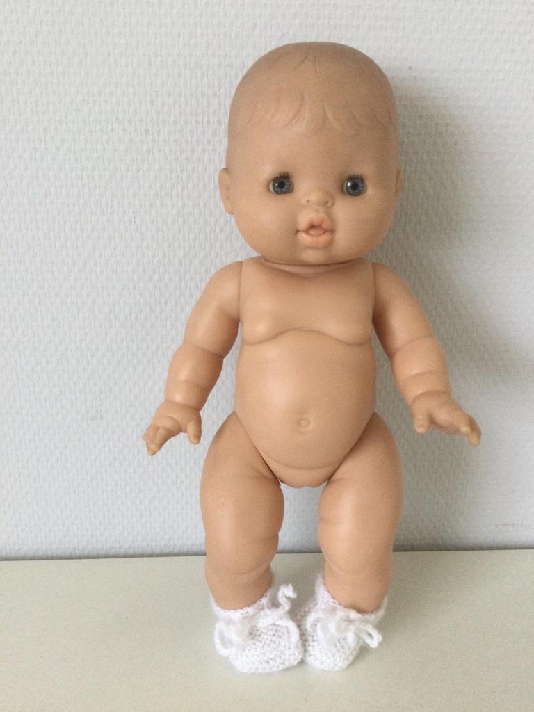 Leuke Reina Paola pop gori met jurkje en slofjes, Kinderen en Baby's, Speelgoed | Poppen, Ophalen of Verzenden, Zo goed als nieuw