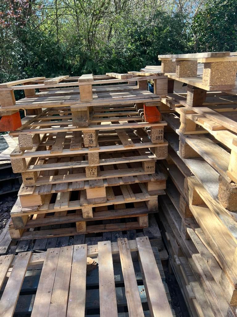 Blok pallets, Ophalen of Verzenden, Zo goed als nieuw, Pallet, Minder dan 200 cm