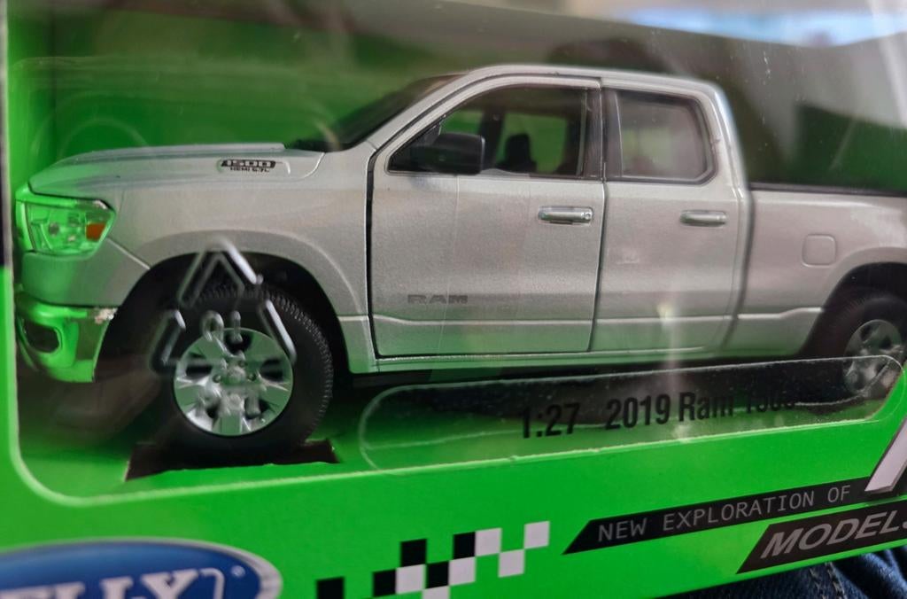 Dodge Ram 1500 1:27 Welly 2019, Ophalen of Verzenden, Nieuw, Auto