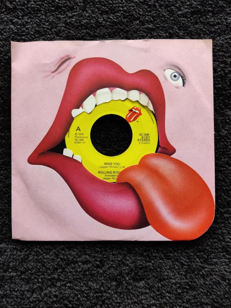 Rolling Stones vinyl single, Ophalen of Verzenden, Gebruikt, Pop