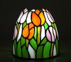 Lente Kleuren Tulpdesign Glas-in-Lood Tafellamp – NIEUW!, Verzenden, Nieuw, Glas, Minder dan 50 cm