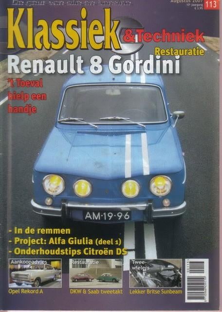Klassiek & Techniek 113 2007 : Opel Rekord A - Citroen ID DS, Ophalen of Verzenden, Gelezen, Algemeen