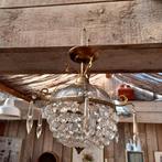 Empire style lamp met glazen pegels/hanglamp, Ophalen