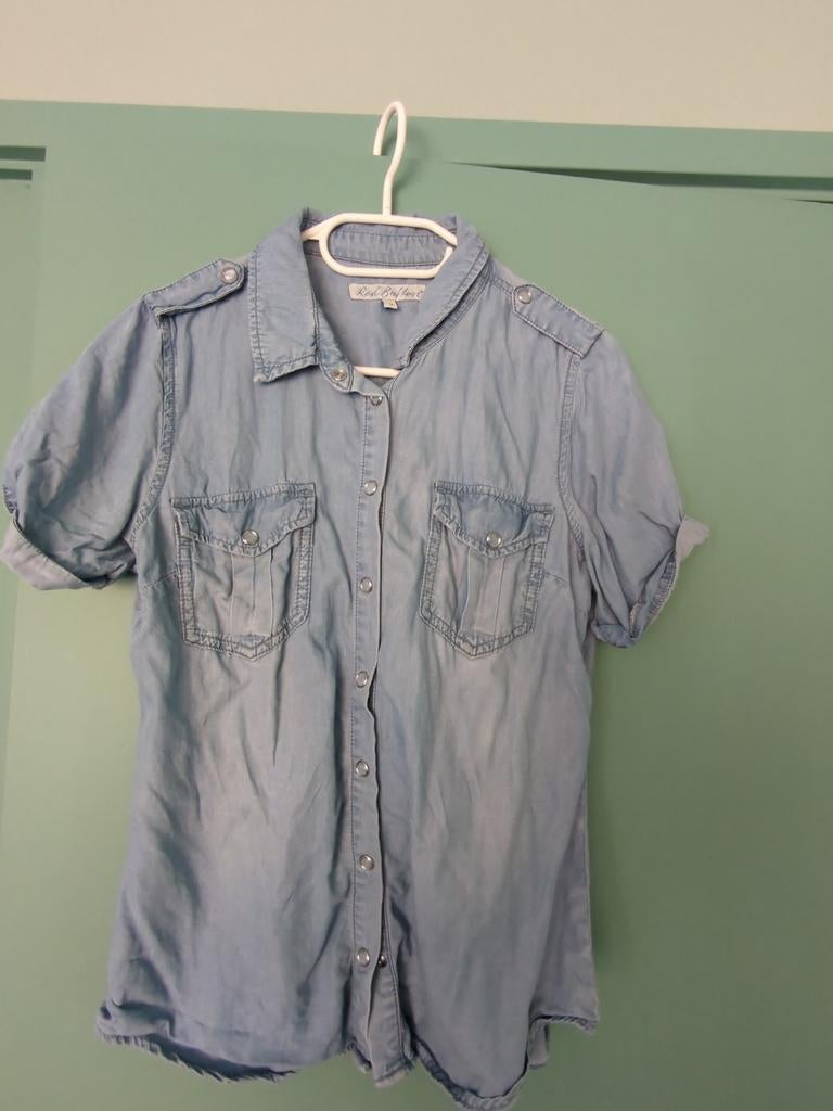 Soepele spijkerblouse dames maat 36 Red button, Kleding | Dames, Blauw, Ophalen of Verzenden, Zo goed als nieuw, Maat 36 (S)