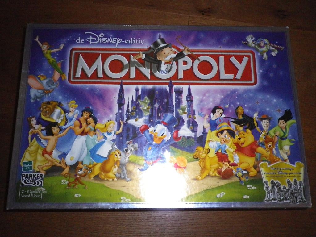 Monopoly Disney, Hobby en Vrije tijd, Gezelschapsspellen | Bordspellen, Ophalen of Verzenden, Zo goed als nieuw, Parker