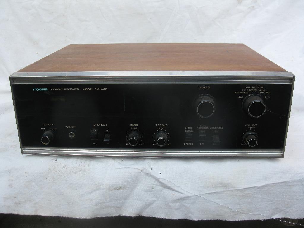 Vintage versterker receiver Pioneer SX-440 DEFECT, Audio, Tv en Foto, Versterkers en Receivers, Ophalen of Verzenden, Pioneer