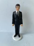 Taartdecoratie Taartstuk bruidegom / communie jongen steen., Ophalen